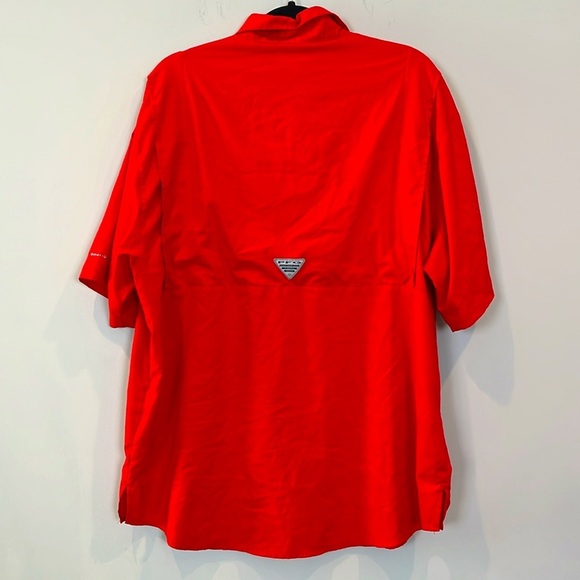 Columbia Univ Georgia Men's PFG Tamiami™ Short Sleeve Fishing Shirt Size XL - Picture 11 of 12